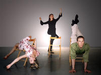 Guro Rimeslåtten, Nina Braathen, Christer Tornell in "A Circle within a Spiral" Photo: Peter Lodwick 